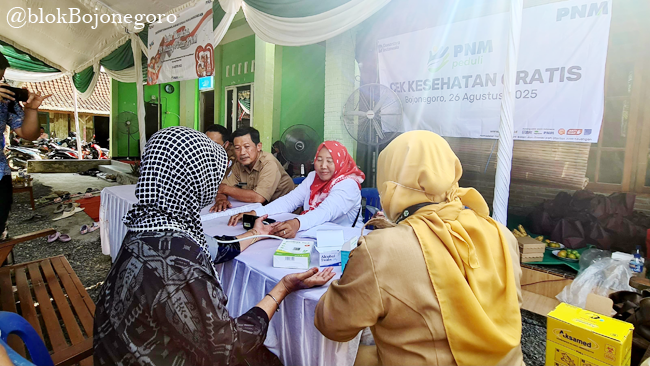 PNM Bojonegoro Gelar Lomba Anak dan Cek Kesehatan Gratis untuk Emak-Emak