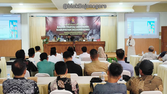 Pendidikan Politik, Anggota DPRD Jatim Budiono Minta Kader Partai Gerinda Tambah Semangat