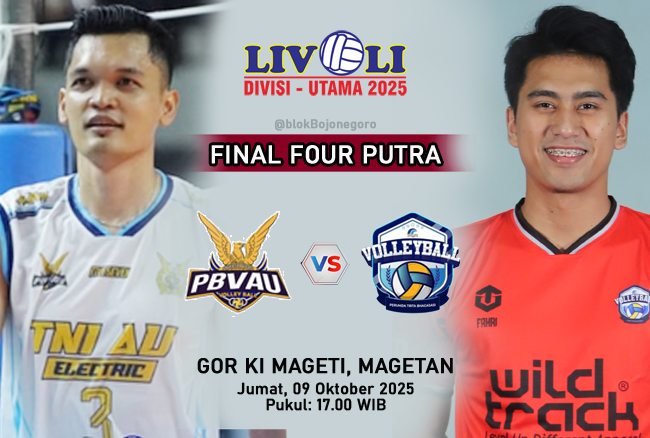 PREVIEW: TNI AU Electric Vs Tirta Bhagasasi, Sigit Ardian Lawan Fahri Septian