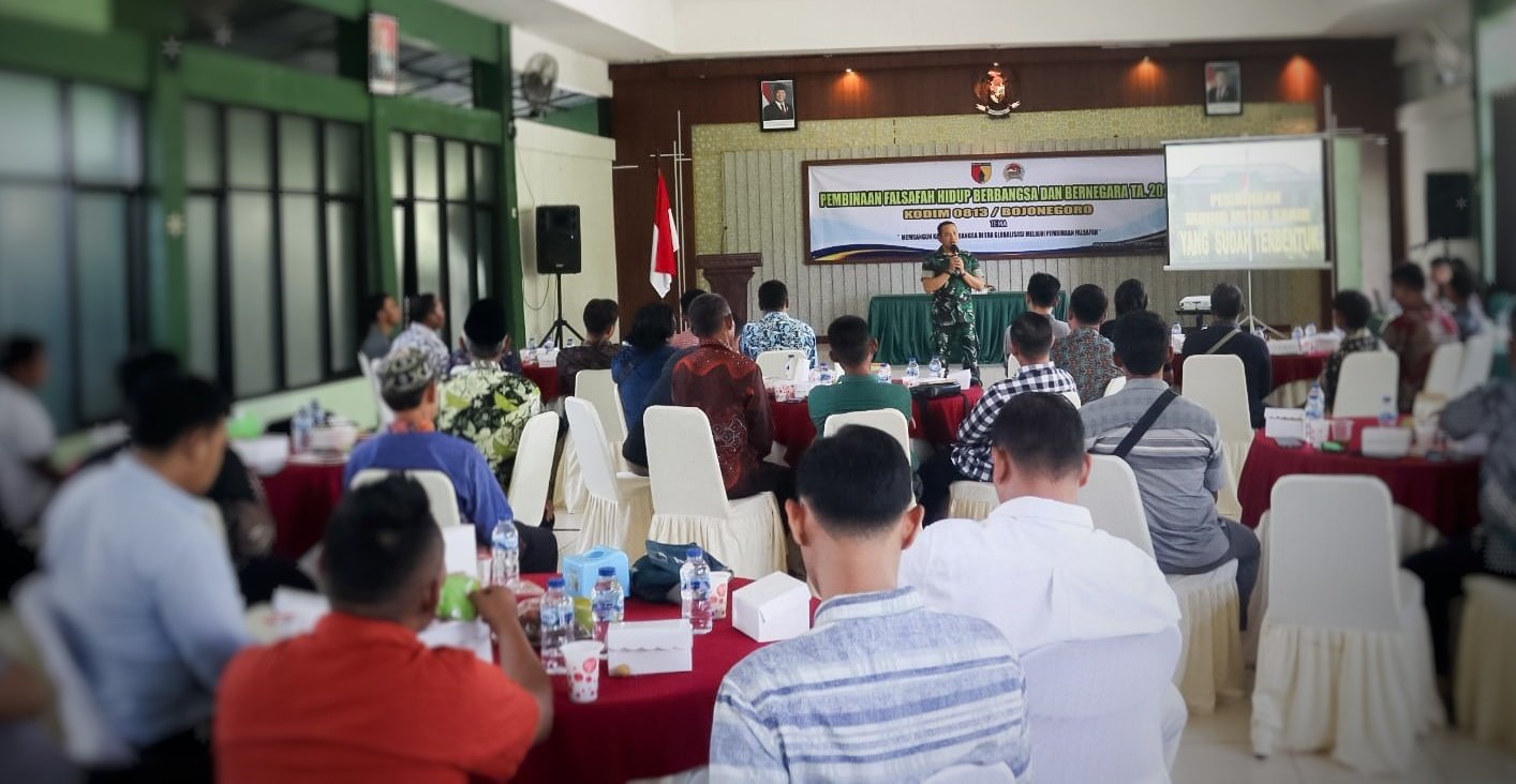 Kodim Bojonegoro Bangun Karakter Bangsa Lewat Pembinaan Falsafah Hidup Bernegara