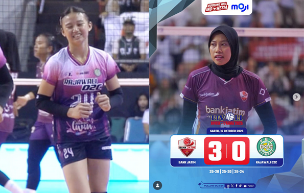 Sengit Lawan Rajawali O2C, Bank Jatim Akhirnya Peringkat 3 Livoli Divisi Utama 2025