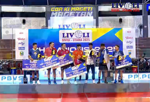Inilah Pemain Terbaik Putra Livoli Divisi Utama 2025