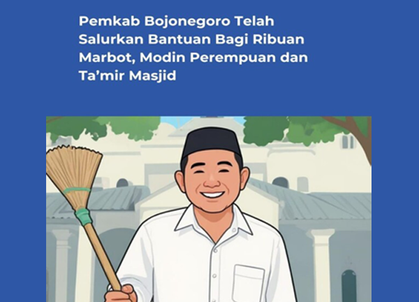 5.900 Marbot, Modin Perempuan dan Taâ€™mir Masjid, Terima Insentif dari Pemkab Bojonegoro