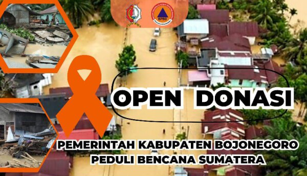 BPBD Bojonegoro Buka Donasi untuk Korban Bencana Alam Sumatera