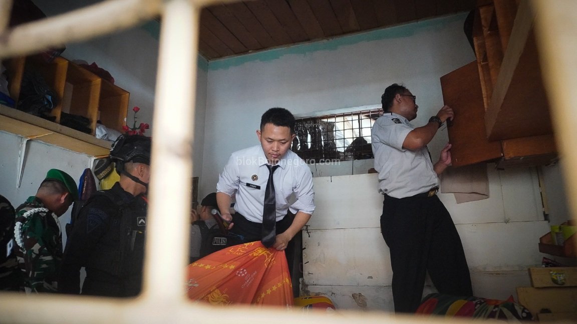 Lapas Bojonegoro Geledah Kamar Hunian, Tak Ditemukan Narkoba