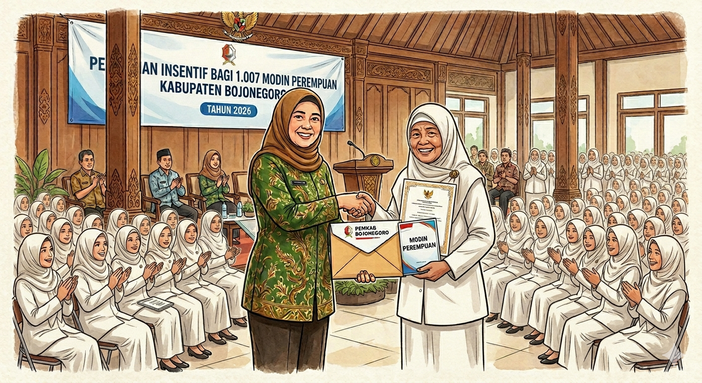 1.007 Modin Perempuan, Terima Insentif Pemkab Bojonegoro