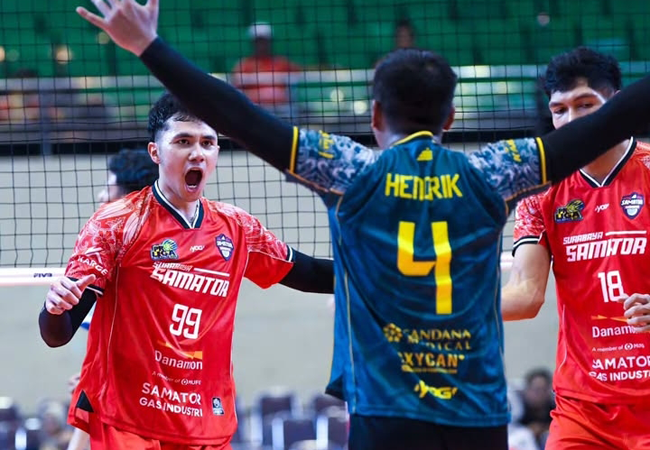 Sengit..! Surabaya Samator Kalahkan Garuda Jaya 3-1