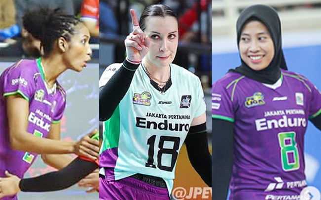 Mengerikan..! Penyerang Jakarta Pertamina Enduro yang Dahsyat: Irina, Salas dan Megatron