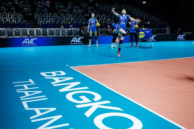 Bandung BJB Tandamata Coba Lapangan AVC Champions League...