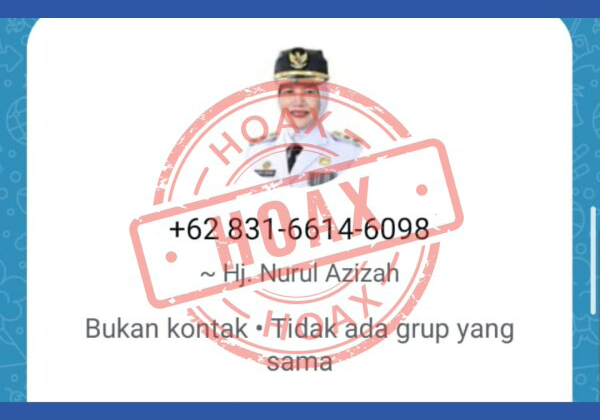Hati-Hati..!  Nomor Palsu Mengatasnamakan Wakil Bupati Bojonegoro