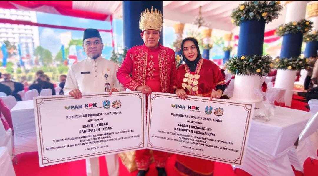 SMAN 1 Bojonegoro Raih Penghargaan, Perkuat Budaya Integritas...