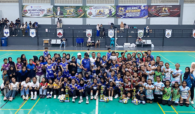 Fun Game Bola Voli Ultah ke 13 BOVOBOKA...