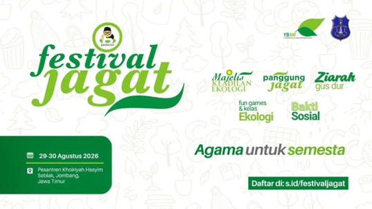 Festival Jagat 2026 Digelar GusDurian di Lokasi Muktamar...