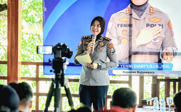 AKBP Yenni Tegaskan Tak Akan Ada Intimidasi untuk Jurnalis Bojonegoro