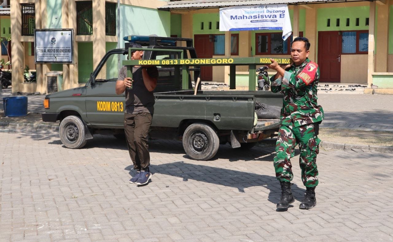 Kodim 0813 Bojonegoro Bangun Fasilitas Garjas di Pesantren,...