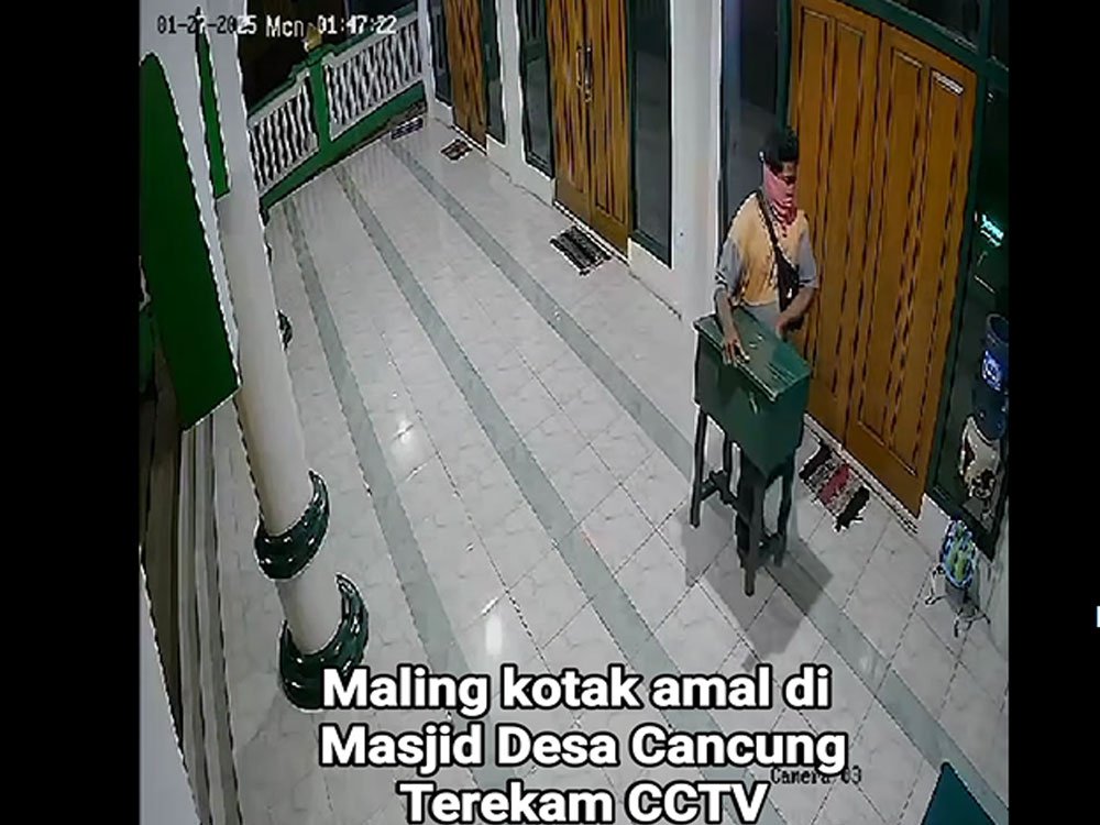 Kotak Amal Rp1 Juta di Masjid Bojonegoro Raib Digasak Maling