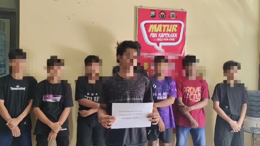 Sebut Polisi Minta Uang Tebus Rp4,5 Juta, Sekelompok Remaja di Bojonegoro Minta Maaf