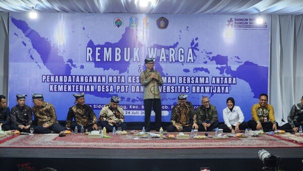 Menteri PDTT Apesiasi Program Pemkab Bojonegoro