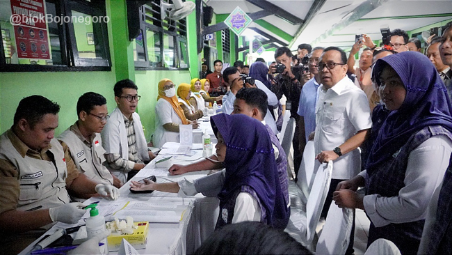 Hasil CKG SMPN 1 Padangan Bojonegoro, Puluhan Siswa Terindikasi Hipertensi-Anemia