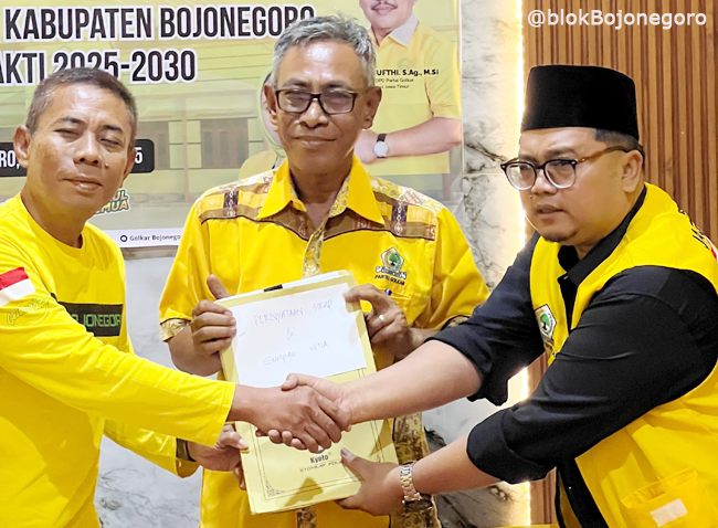 Daftar Tunggal, Mas Pri Daftar Calon Ketua DPD Partai Golkar