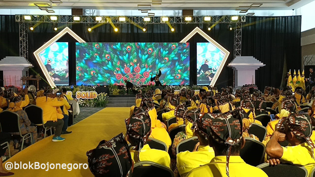 Udeng Kepala di MUSDA XI Partai Golkar Bojonegoro