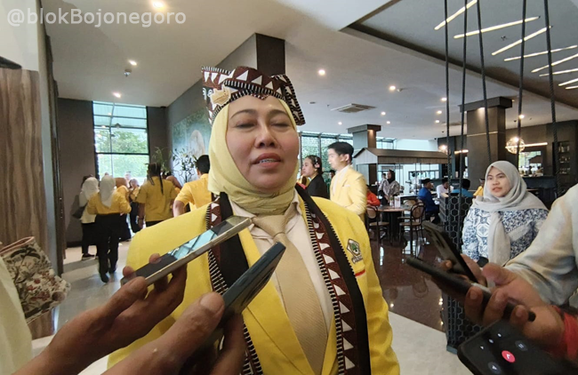 Mitroâ€™atin Sampaikan Pesan Soliditas dalam MUSDA XI Golkar Bojonegoro