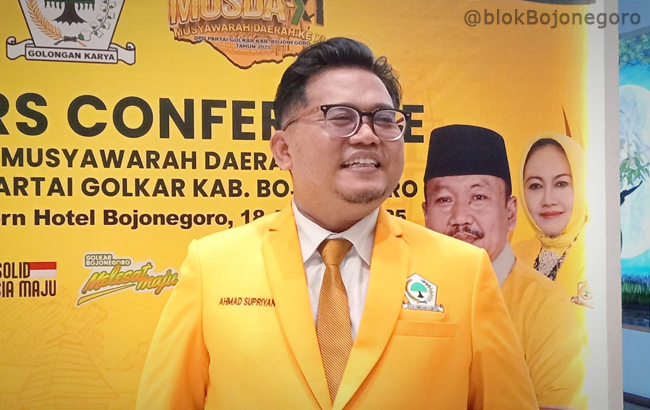 Nakhodai Golkar Bojonegoro Secara Aklamasi, Mas Pri Bakal Rombak Kepengurusan