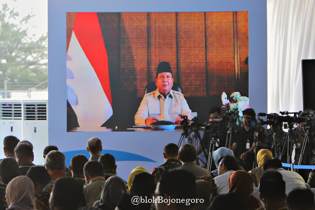 Presiden Prabowo Resmikan Daring dari Bali