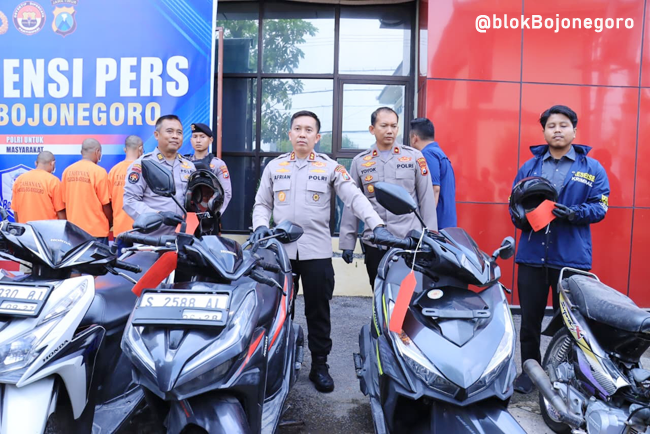 Resahkan Warga Bojonegoro, Polisi Ringkus Pasutri Spesialis Curanmor: Curi Puluhan Motor