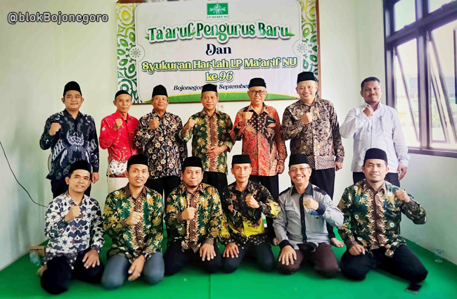Syukuran Harlah ke-96, LP Ma'arif NU Bojonegoro Perkenalkan Pengurus Masa Khidmat 2025â€“2030