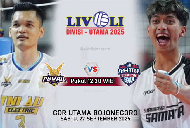 PREVIEW: TNI AU Electric Vs Surabaya Samator, Partai Hidup Mati ke Final Four