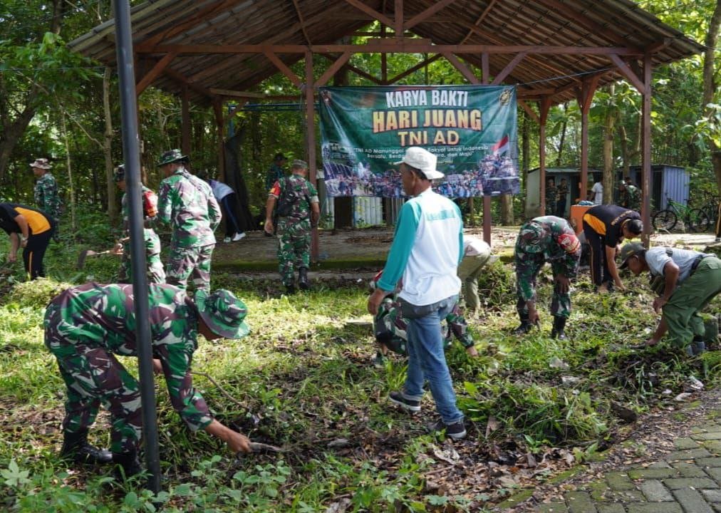 28 Titik Dibersihkan, Karya Bakti Kodim Bojonegoro Libatkan Banyak Elemen