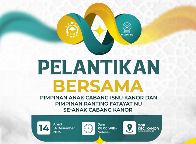Libatkan 1.000 Kader, Besok Pelantikan Bersama PAC Fatayat NU dan ISNU Kanor