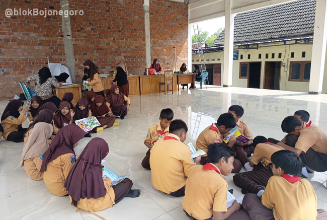 Gandeng Dispusip Bojonegoro, Perpustakaan Ngudi Kaweruh Desa Tejo Kembali Bergeliat