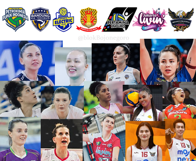 Pemain Asing di Tim Putri Proliga 2026, Inilah Nama dan Posisi Bermainnya