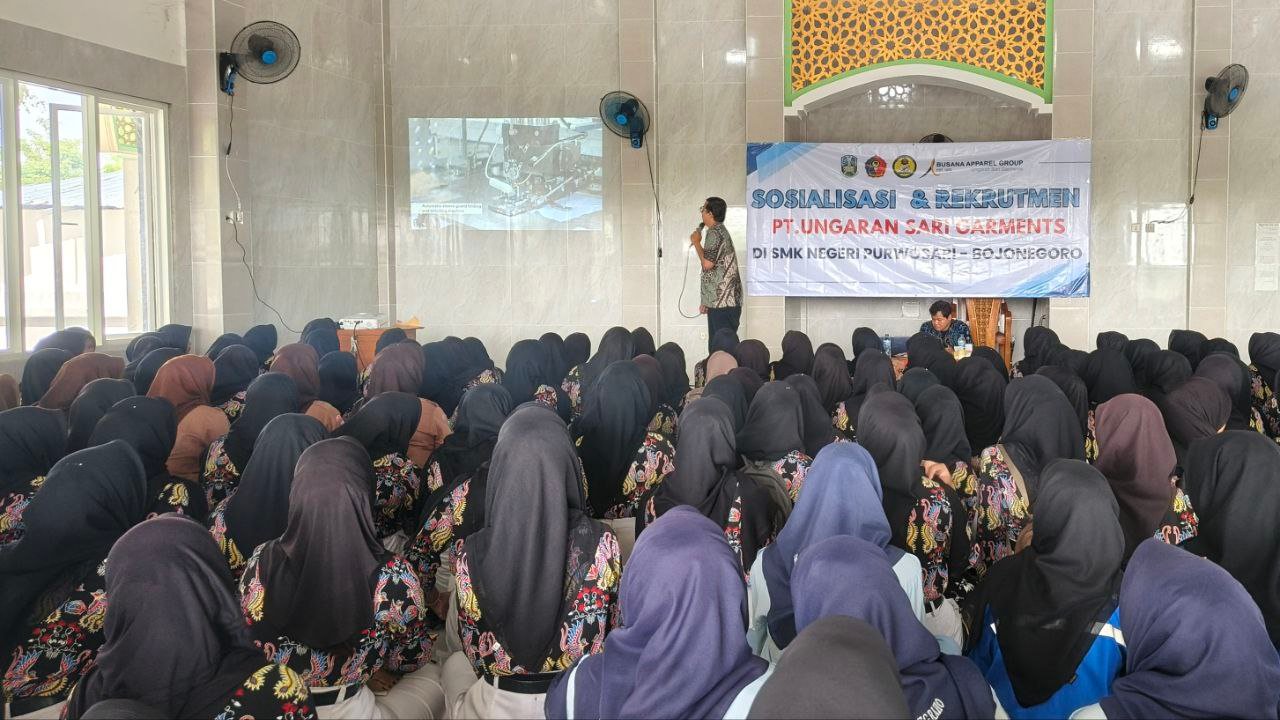 FBKK SMKN Bojonegoro Gandeng PT USG Rekrut Ratusan Calon Tenaga Kerja Muda