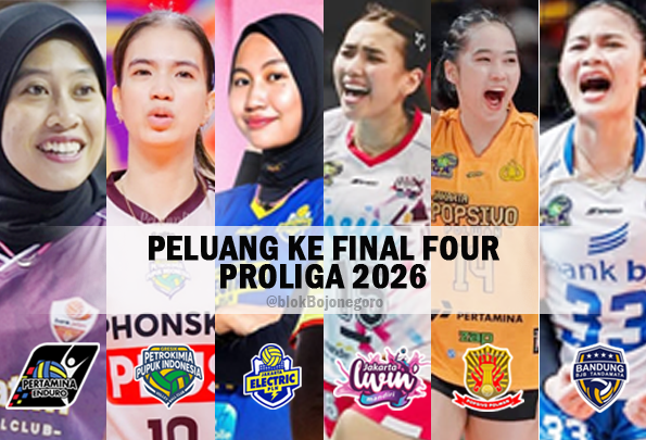 Final Four Proliga 2026, Otak-Atik Peluang Tim Voli Putri yang Lolos