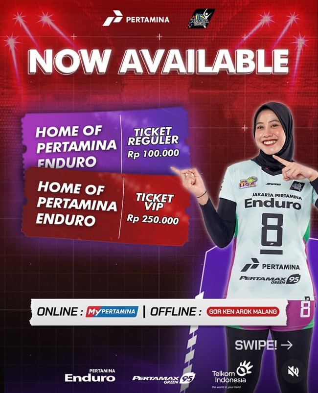 Beli dan Harga Tiket Proliga 2026 Seri Malang, Ini Caranya!