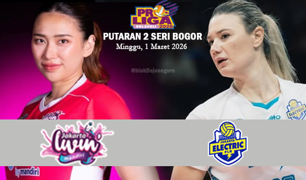 Susunan Pemain Jakarta Livin Mandiri Vs Electric PLN Mobile di Laga Hadup Mati ke Final Four
