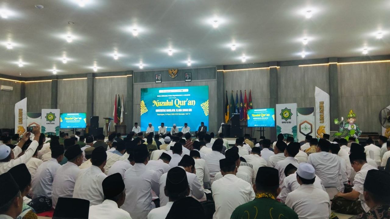 Nuzulul Qur'an Dirangkai Buka Bersama PCNU Bojonegoro di Unugiri