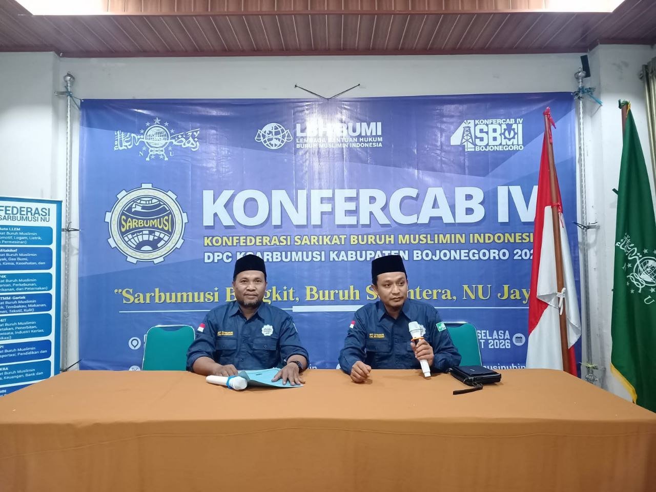 Amrozi Kembali Terpilih Aklamasi Pimpin DPC Sarbumusi NU Bojonegoro 2026-2031