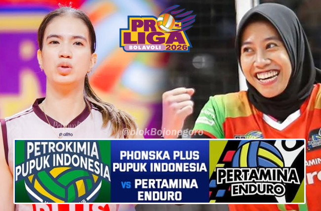 Gresik Phonska Plus Vs Pertamina Enduro: Super Big Match untuk Juara Putaran 2 Final Four