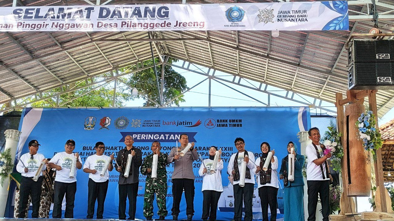 BBGRM ke-23 dan HKG PKK ke-54 di Bojonegoro Dorong Pembangunan Berbasis Kebersamaan