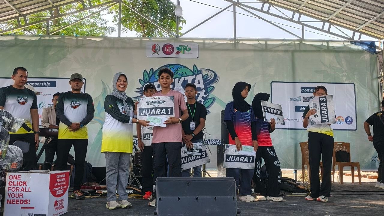 Sindhu Krisna Mukti Juara Kategori Male Spekta Bumi Fun Run 2026