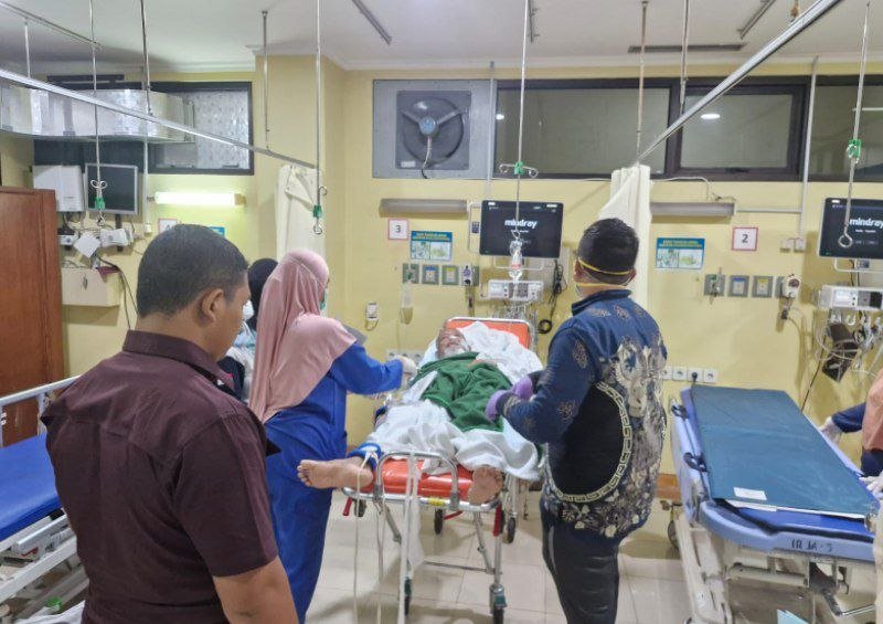 Samirun Gaib, Jemaah Haji Bojonegoro yang Sempat Tertinggal di Arab Saudi, Tiba di Surabaya