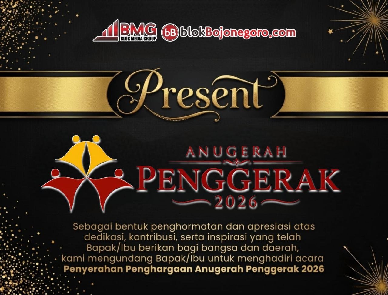 blokBojonegoro Gelar Anugerah Penggerak 2026, Apresiasi Tokoh Pemberi Manfaat