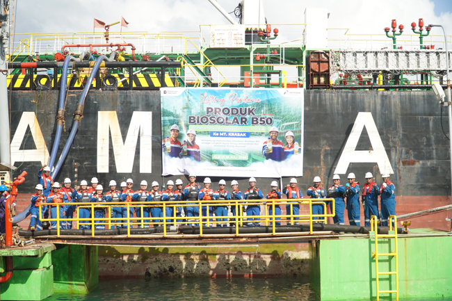 Lifting Perdana B50, Pertamina Patra Niaga Perkuat Ketahanan Energi Nasional
