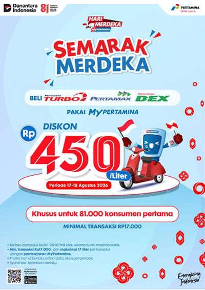 Terakhir Hari Ini! Diskon BBM Rp450/Liter dan Flash Sale MyPertamina Hingga 45 Persen